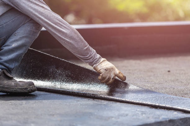 Professional Waterproofing technician working in Short Hills, NJ